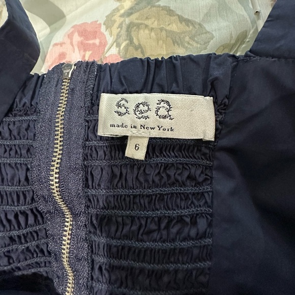 SEA NEW YORK Navy Blue O'Keefe Quilted Corset Jumpsuit - Picture 12 of 13